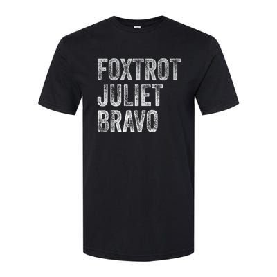 Foxtrot Juliet Bravo Softstyle CVC T-Shirt