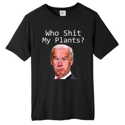 Funny Joe Biden Idiot Republican Who Shit My Pants Politics Tall Fusion ChromaSoft Performance T-Shirt