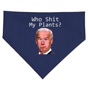 Funny Joe Biden Idiot Republican Who Shit My Pants Politics USA-Made Doggie Bandana