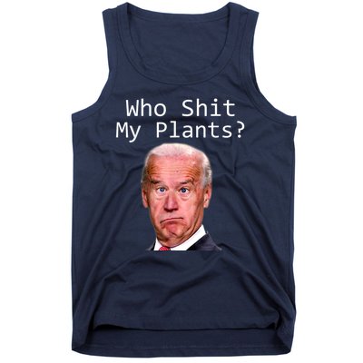 Funny Joe Biden Idiot Republican Who Shit My Pants Politics Tank Top