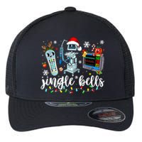 Funny Jingle Bells Telemetry Nurse Christmas Tech Nursing Flexfit Unipanel Trucker Cap