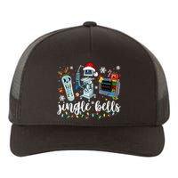 Funny Jingle Bells Telemetry Nurse Christmas Tech Nursing Yupoong Adult 5-Panel Trucker Hat