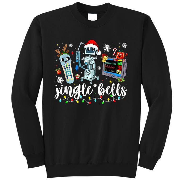 Funny Jingle Bells Telemetry Nurse Christmas Tech Nursing Sweatshirt