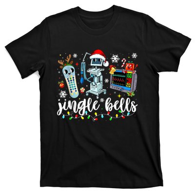 Funny Jingle Bells Telemetry Nurse Christmas Tech Nursing T-Shirt