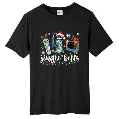 Funny Jingle Bells Telemetry Nurse Christmas Tech Nursing Tall Fusion ChromaSoft Performance T-Shirt