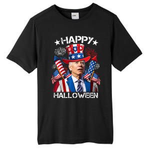 Funny Joe Biden 4th Of July Happy Halloween Firework Tall Fusion ChromaSoft Performance T-Shirt