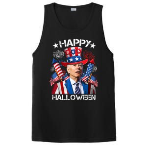 Funny Joe Biden 4th Of July Happy Halloween Firework PosiCharge Competitor Tank