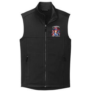 Funny Joe Biden 4th Of July Happy Halloween Firework Collective Smooth Fleece Vest