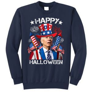 Funny Joe Biden 4th Of July Happy Halloween Firework Sweatshirt