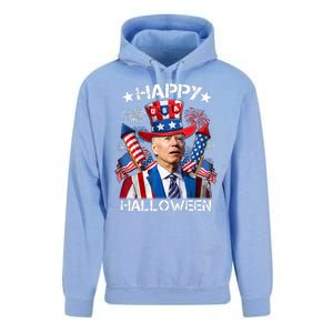 Funny Joe Biden 4th Of July Happy Halloween Firework Unisex Surf Hoodie