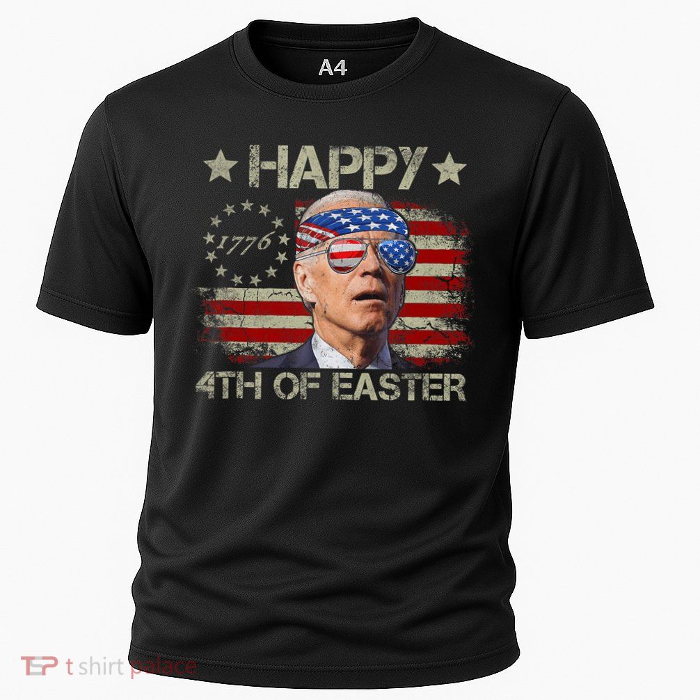 Funny Joe Biden 4th Of July Happy 4th Of Easter Us Flag Performance Shirt