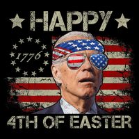 Funny Joe Biden 4th Of July Happy 4th Of Easter Us Flag Bucket Hat