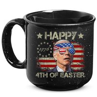 Funny Joe Biden 4th Of July Happy 4th Of Easter Us Flag 15oz Campfire Ceramic Mug