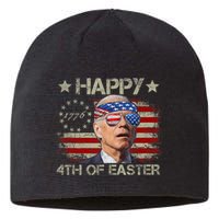 Funny Joe Biden 4th Of July Happy 4th Of Easter Us Flag Sustainable Beanie