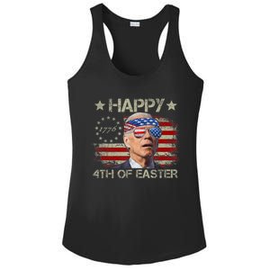 Funny Joe Biden 4th Of July Happy 4th Of Easter Us Flag Ladies PosiCharge Competitor Racerback Tank