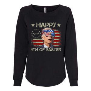 Funny Joe Biden 4th Of July Happy 4th Of Easter Us Flag Womens California Wash Sweatshirt