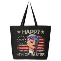 Funny Joe Biden 4th Of July Happy 4th Of Easter Us Flag 25L Jumbo Tote