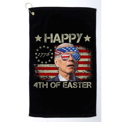 Funny Joe Biden 4th Of July Happy 4th Of Easter Us Flag Golf Towel