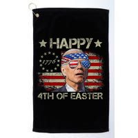 Funny Joe Biden 4th Of July Happy 4th Of Easter Us Flag Golf Towel