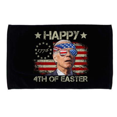 Funny Joe Biden 4th Of July Happy 4th Of Easter Us Flag Microfiber Hand Towel