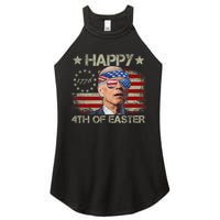 Funny Joe Biden 4th Of July Happy 4th Of Easter Us Flag Women's Perfect Tri Rocker Tank