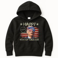Funny Joe Biden 4th Of July Happy 4th Of Easter Us Flag Kids Hoodie