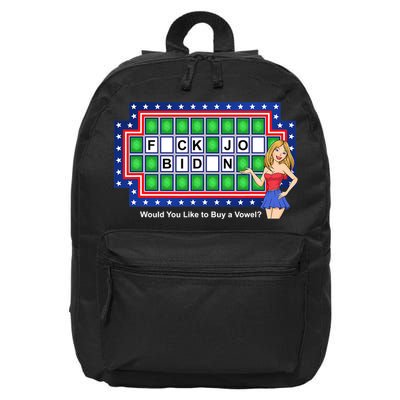 F Joe Biden Funny Anti Biden 16 in Basic Backpack