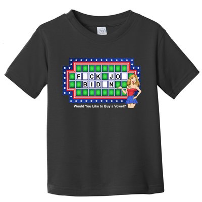 F Joe Biden Funny Anti Biden Toddler T-Shirt