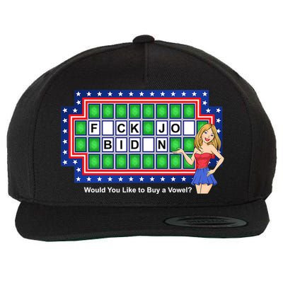 F Joe Biden Funny Anti Biden Wool Snapback Cap
