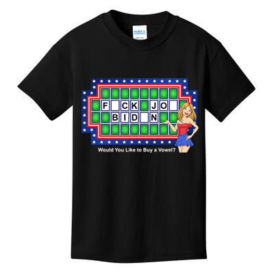 F Joe Biden Funny Anti Biden Kids T-Shirt