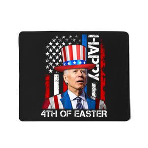 Funny Joe Biden 4th Of July Happy 4th Of Easter Firework Mousepad