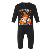 Funny Joe Biden Happy Halloween Shirt Merry Thanksgiving Infant Fleece One Piece