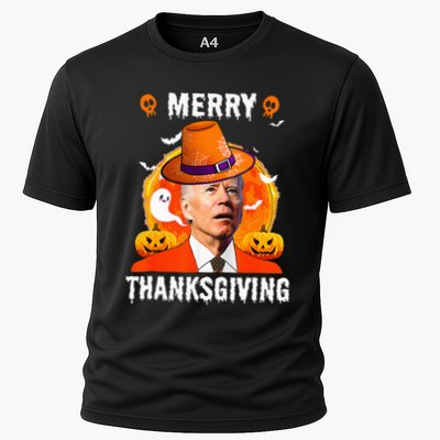 Funny Joe Biden Confused Merry Thanksgiving For Halloween Performance Shirt