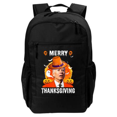 Funny Joe Biden Confused Merry Thanksgiving For Halloween Backpack