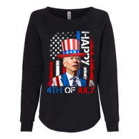 Funny Joe Biden 4th Of July Firework Independence Day Womens California Wash Sweatshirt