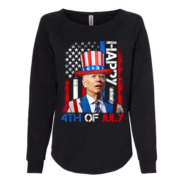 Funny Joe Biden 4th Of July Firework Independence Day Womens California Wash Sweatshirt