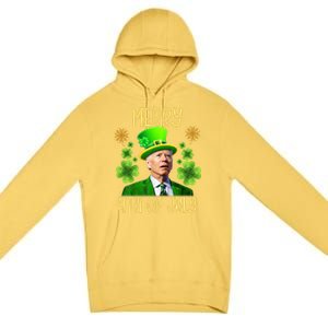 Funny Joe Biden St Patricks Day Merry 4th Of July Sarcastic Great Gift Premium Pullover Hoodie