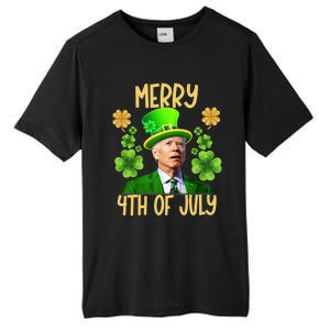 Funny Joe Biden St Patricks Day Merry 4th Of July Sarcastic Great Gift Tall Fusion ChromaSoft Performance T-Shirt