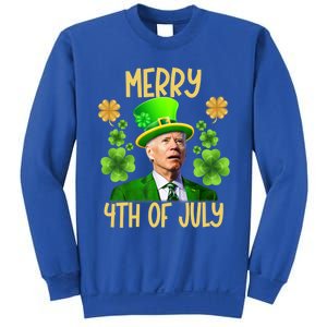 Funny Joe Biden St Patricks Day Merry 4th Of July Sarcastic Great Gift Sweatshirt