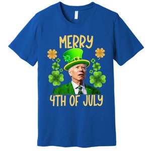 Funny Joe Biden St Patricks Day Merry 4th Of July Sarcastic Great Gift Premium T-Shirt