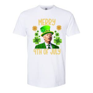 Funny Joe Biden St Patricks Day Merry 4th Of July Sarcastic Great Gift Softstyle CVC T-Shirt