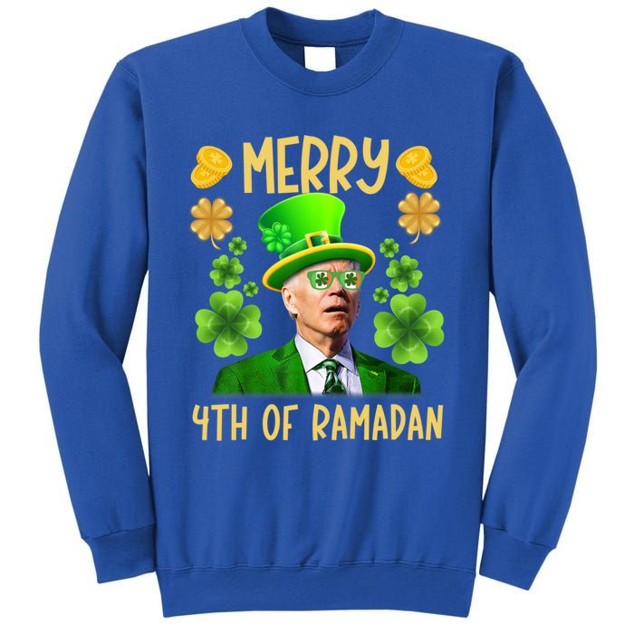 Funny Joe Biden St Patricks Day Merry 4th Of Ramadan Gift Sweatshirt