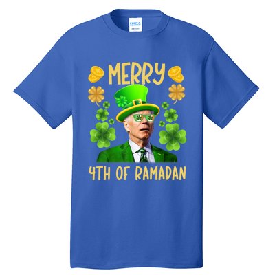 Funny Joe Biden St Patricks Day Merry 4th Of Ramadan Gift Tall T-Shirt