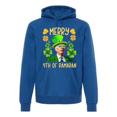 Funny Joe Biden St Patricks Day Merry 4th Of Ramadan Gift Premium Hoodie