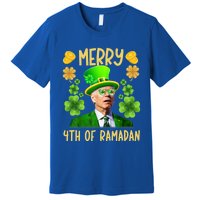 Funny Joe Biden St Patricks Day Merry 4th Of Ramadan Gift Premium T-Shirt