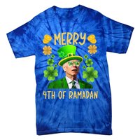 Funny Joe Biden St Patricks Day Merry 4th Of Ramadan Gift Tie-Dye T-Shirt