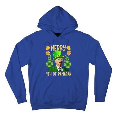 Funny Joe Biden St Patricks Day Merry 4th Of Ramadan Gift Tall Hoodie