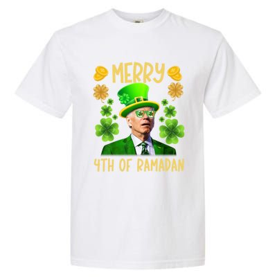 Funny Joe Biden St Patricks Day Merry 4th Of Ramadan Gift Garment-Dyed Heavyweight T-Shirt