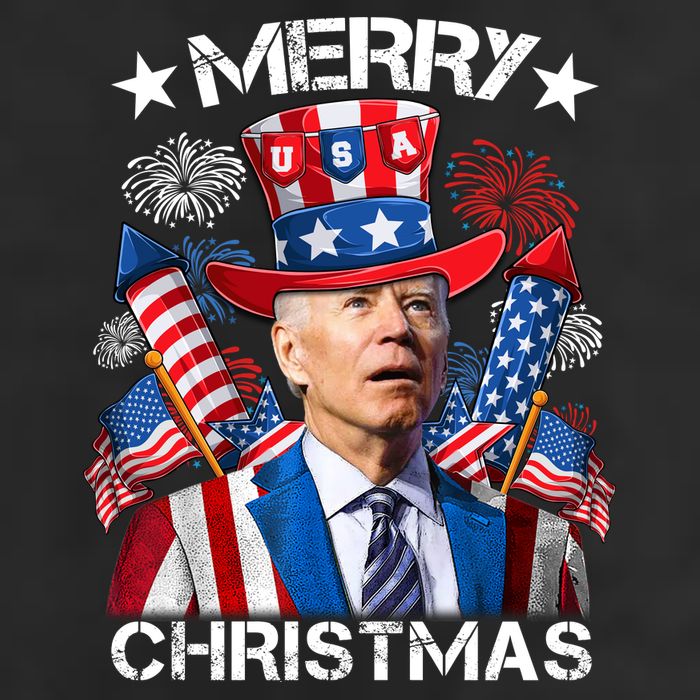 Funny Joe Biden 4th Of July Merry Christmas Firework USA 15oz Campfire Ceramic Mug