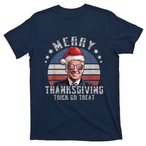 Funny Joe Biden Merry Thanksgiving Trick Or Treat T-Shirt